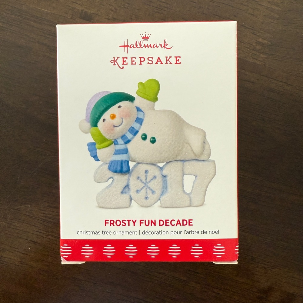 Hallmark Keepsake Frosty Fun Decade Series 2017 Ornament